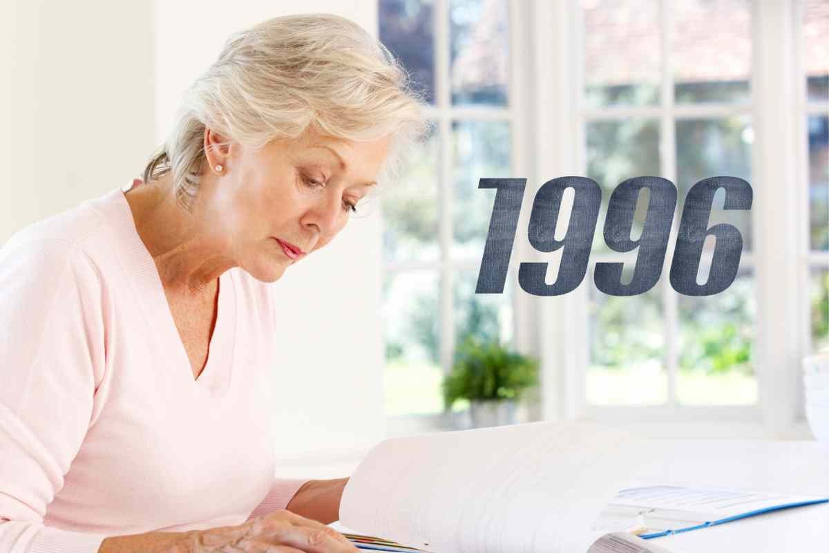 Pensionata e anno 1996