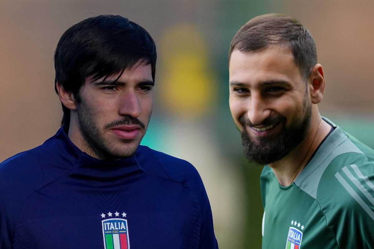 Tonali e Donnarumma in Serie A