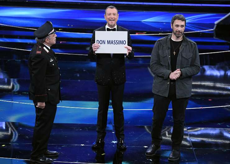 Festival di Sanremo, Amadeus con Raul Bova e Nino Frassica