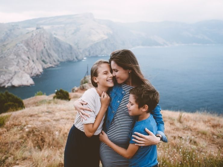 mamma con figli