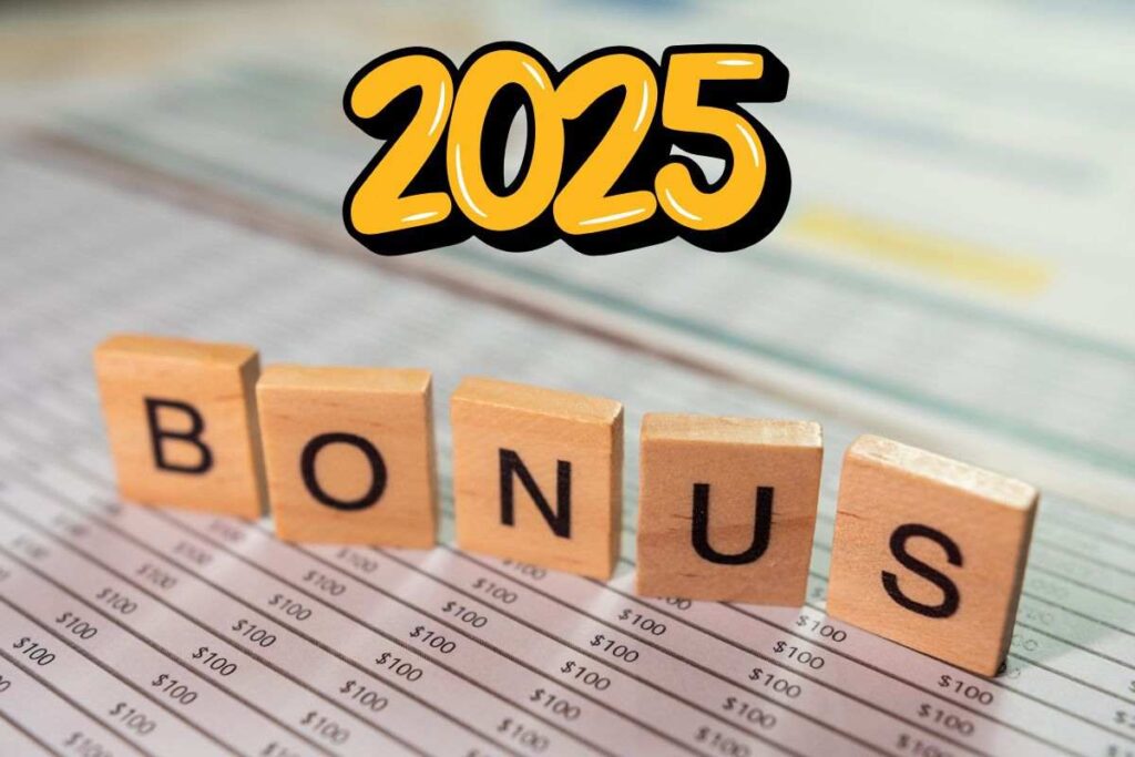 scritta bonus e anno 2025