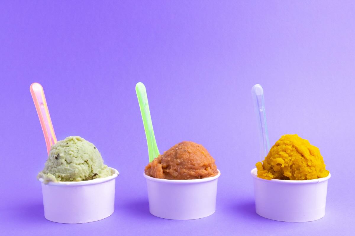 3 coppette gelato