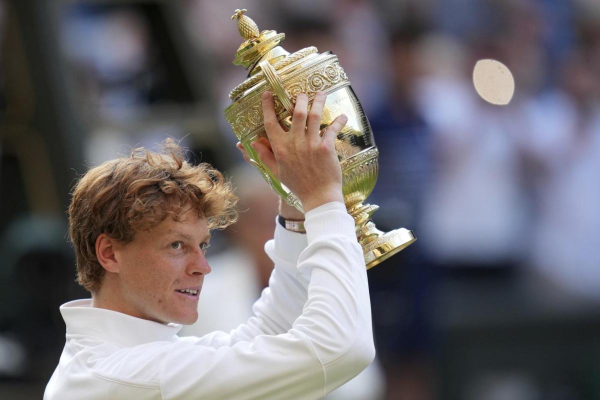 Jannik Sinner vincitore a Wimbledon
