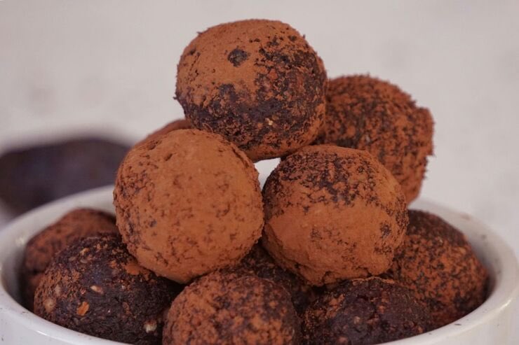 Palline con cacao